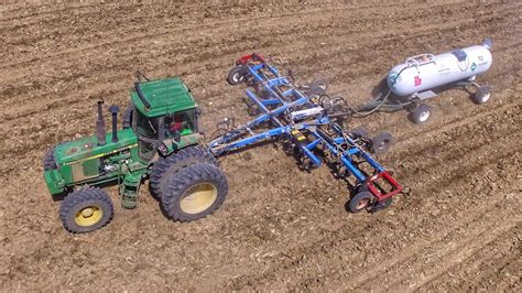 Anhydrous Ammonia Application John Deere 4450 DMI 11 Shank YouTube