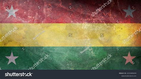 Top View Retro Flag Cerro De Stock Illustration Shutterstock