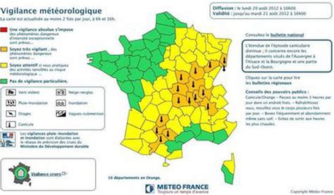 EN DIRECT Canicule 33 départements maintenus en vigilance orange L