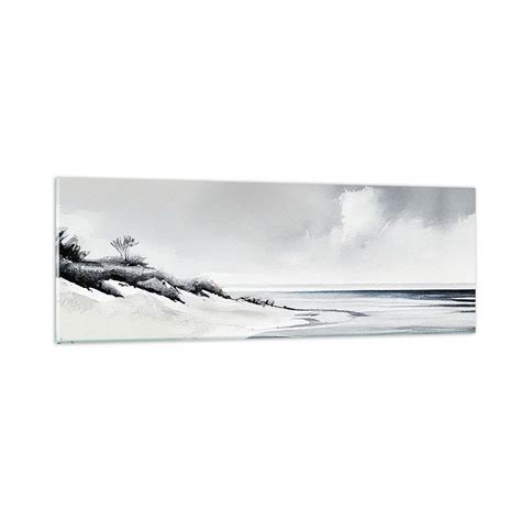 Obraz na szkle Od zawsze razem 90x30cm Wydmy Plaża Ocean