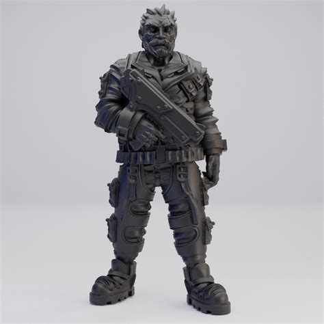 Hot Goblin ウジ付き兵士傭兵ミニチュア ホットゴブリン SF サイバーパンク