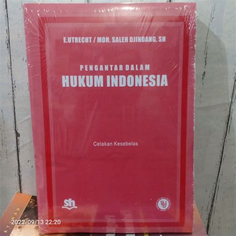 Jual Buku Buku Pengantar Dalam Hukum Indonesia By E Utrecht Moh Saleh