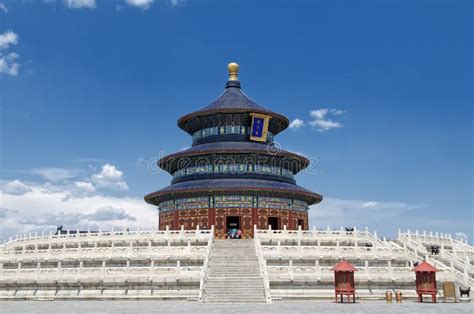 Templo Del Cielo En Pek N China Imagen De Archivo Imagen De