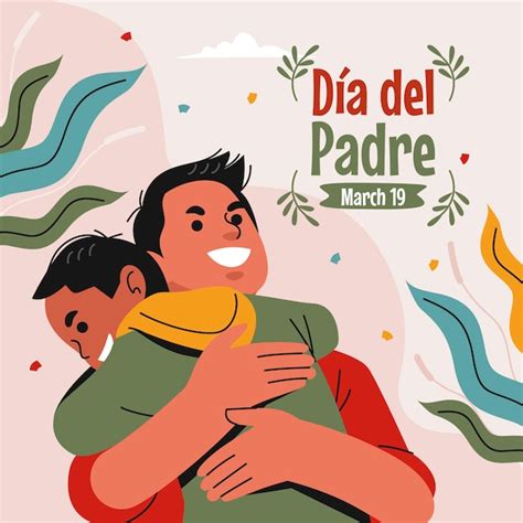 Ilustración Plana Para La Celebración Del Dia Del Padre Vector Gratis