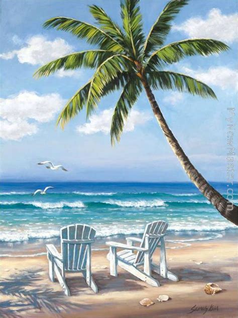 Sung Kim Hidden Beach Painting