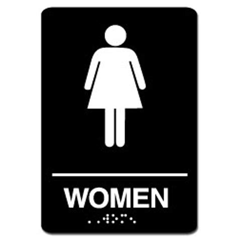 Womens Ada Restroom Sign Signquick