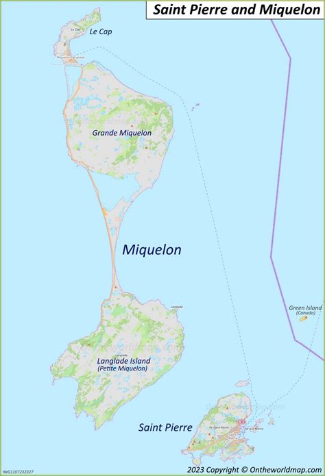 Large Detailed Map Of Saint Pierre And Miquelon Ontheworldmap