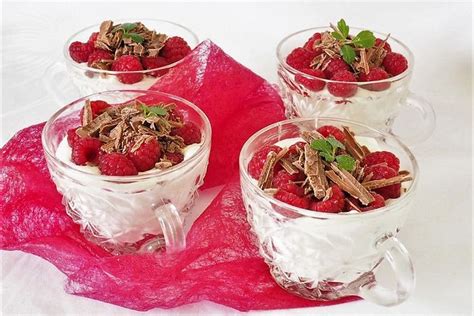 Mascarpone Quark Creme Mit Himbeeren Von Steffire Chefkoch