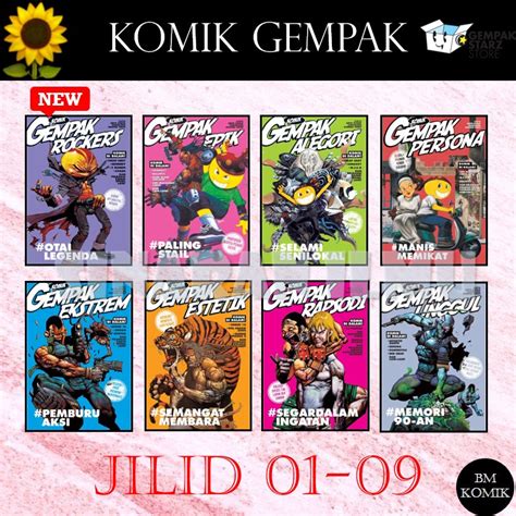 Komik Gempak Jilid Komik Versi Bahasa Melayu Gempak Starz