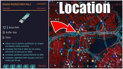 Cyberpunk 2077 Legendary Cyberdeck Operating System Location