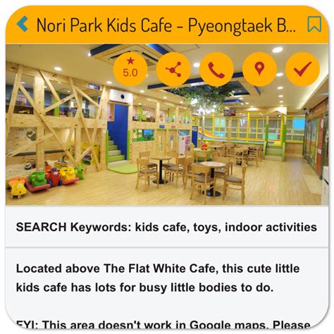 Sos South Of Seoul 5 Kids Cafes In Pyeongtaek