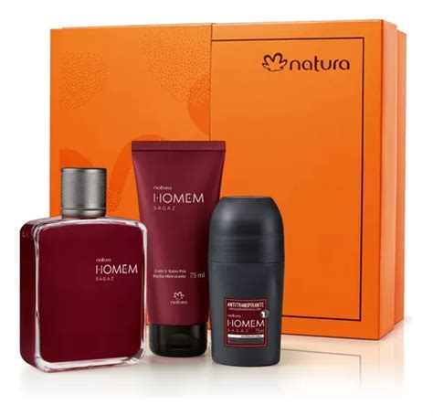 Natura Presente Perfume Homem Sagaz Deo Parfum Masculino Namorados