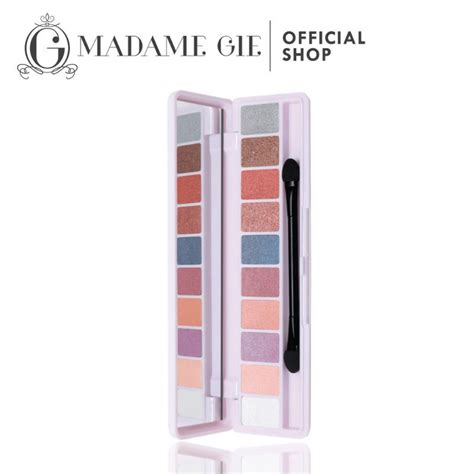 Jual Madame Gie Eyeshadow Moondust Temptation MD07 Palette 10 Warna