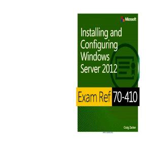 Exam Ref Installing And Configuring Windows Server