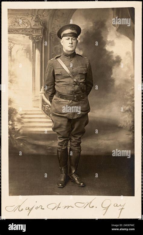 Major Wm M Gay World War 1914 1918 Gay Wm M Sharon Public Library Photo Collection