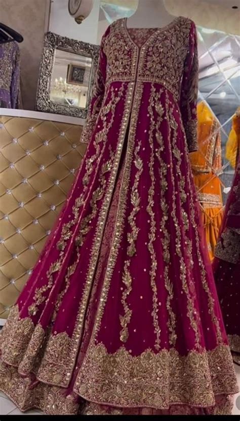 Pin By Anabia Hashmi On Pakistani Culture Red Bridal Dress Latest