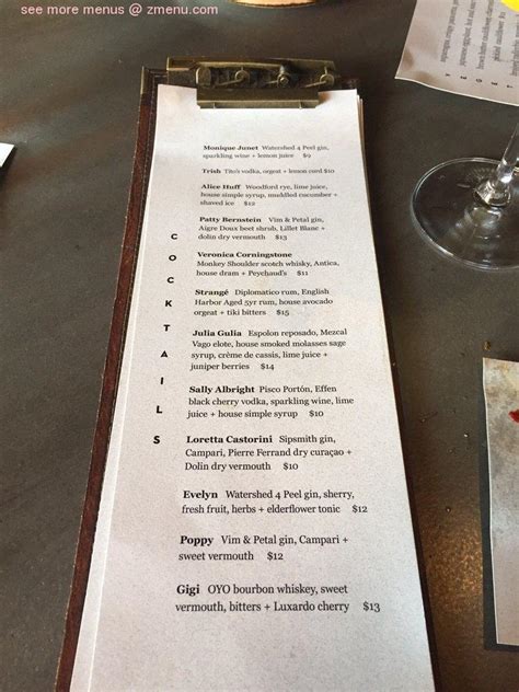 Menu At Salt Restaurant Lakewood