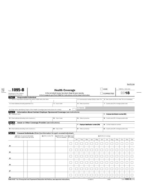 1095 B Health Coverage Information 1095 B Forms And Fulfillment