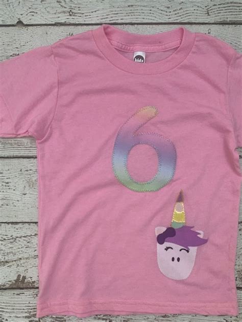 Rainbow Unicorn Shirt Unicorn Birthday Shirt Unicorn Party - Etsy