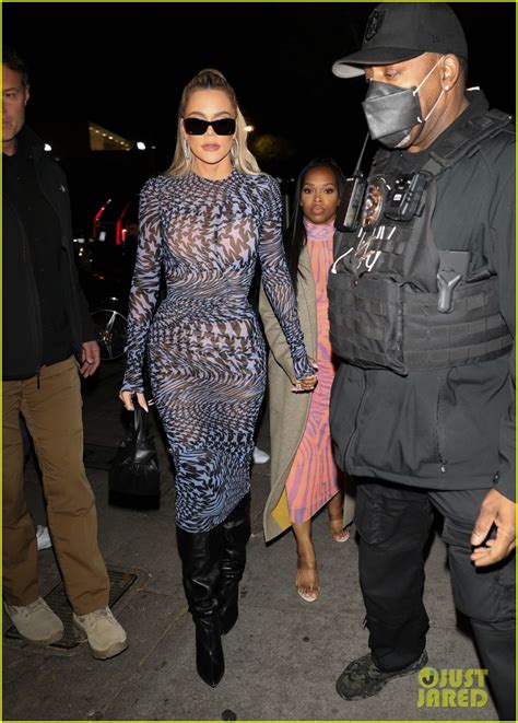 Khloe Kardashian Wears Skin Tight Dress To Dinner With Bff Khadijah Haqq Mccray Photo 4720032