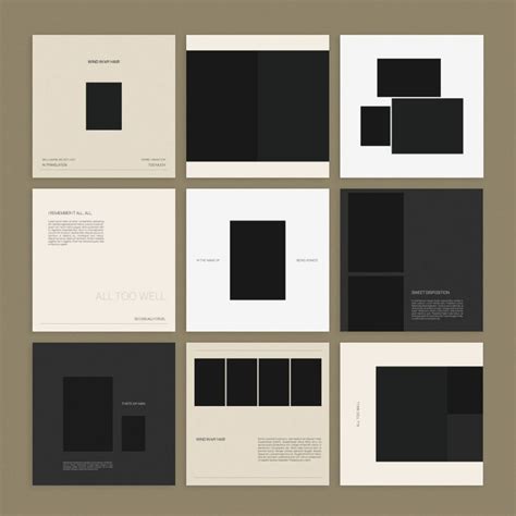 Minimalist Nude Instagram Templates 2025 By Pola Fijalko Instagram