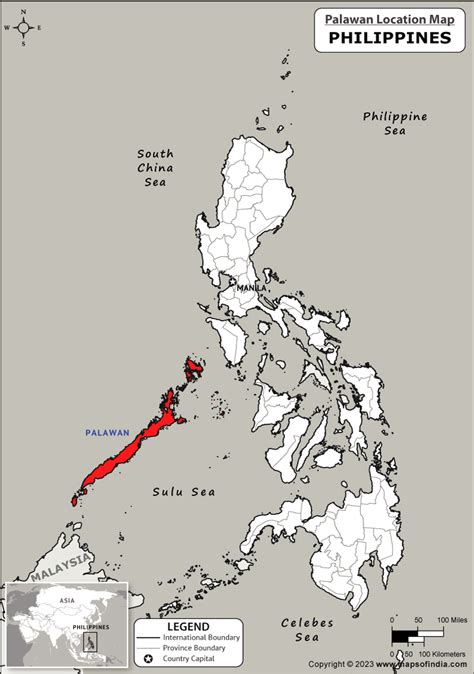 Where is Palawan Located in Philippines? | Palawan Location Map in the ...