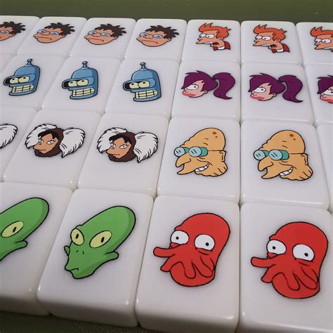 Seaside Escape Tile Game Futurama 33 Blocks X Large Mahjong For One