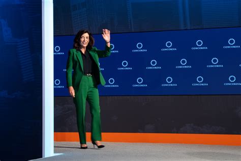 Governor Hochul Speaks At The 2022 Concordia Annual Summit A Photo On