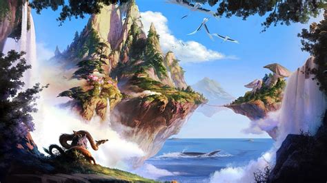 720p Free Download Floating Island Sky Island Hd Wallpaper Pxfuel