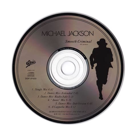 Michael Jackson | Smooth Criminal | CD single promo (ESK 1274)