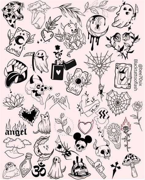 flash art tattoo ideas | Small tattoos, Flash tattoo designs, Scary tattoos