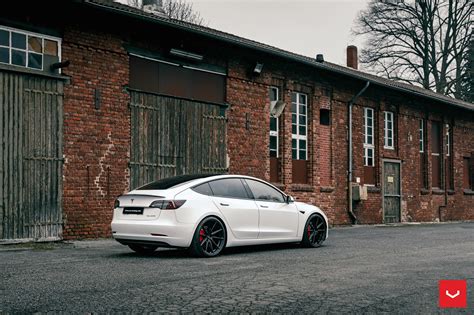 Tesla Model 3 Hybrid Forged Series Hf 3 Vossen Wheels