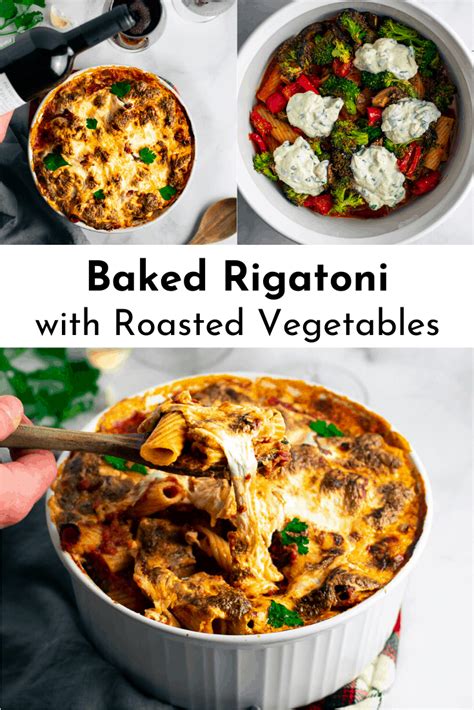 Baked Rigatoni with Roasted Vegetables - American Home Cook