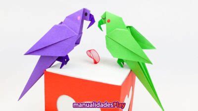 C Mo Hacer Un Loro De Papel F Cil Con Origami Manualidades Play