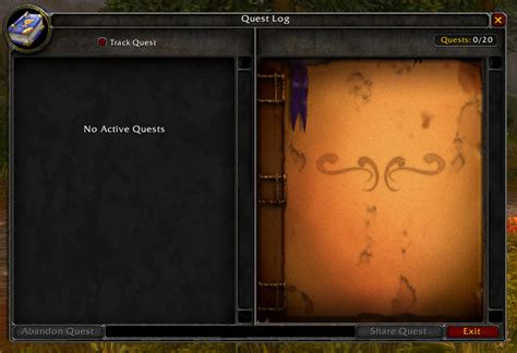 Wow Wide Quest Log Addon Bfaclassic 2020