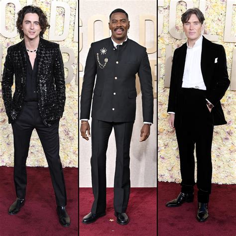 The Best Dressed Men At The 2024 Golden Globes Us Weekly