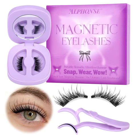 Amazon Half Lashes Magnetic Eyelashes With Applicator Cat Eye