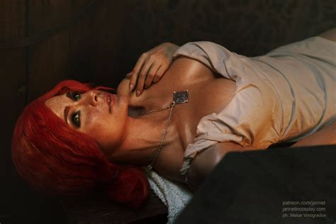 Jannet Incosplay Nude Triss Merigold Cosplay Leaked DirtyShip