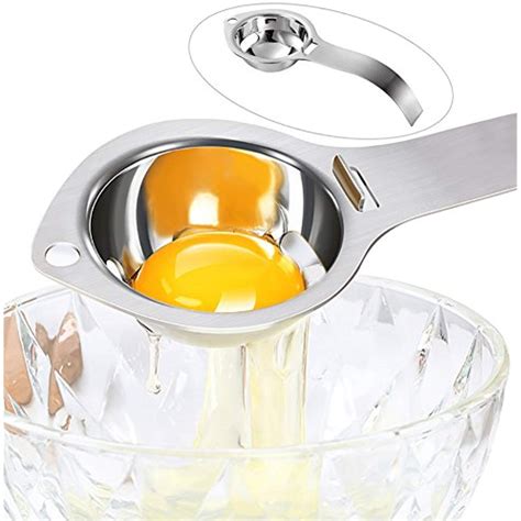 Hibery Stainless Steel Egg Separator Egg Yolk White Separator Nose