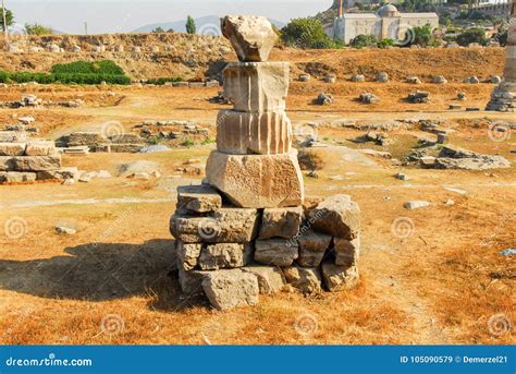 Temple Of Artemis Selcuk Turkey Stock Image Image Of Archeology