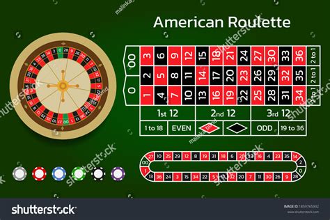 American Roulette Online Casino Wheel Track Stock Vector (Royalty Free ...