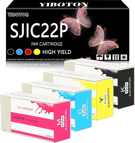 Amazon Yiboton Sjic P Ink Cartridge Replacement For Pack