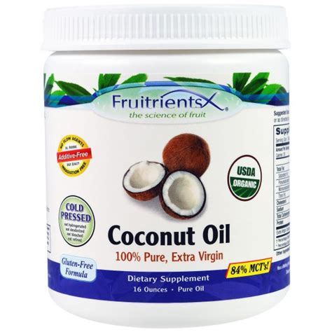 Comprar Fruitrients Coconut Oil 100 Pure Extra Virgin 16 Oz Preço