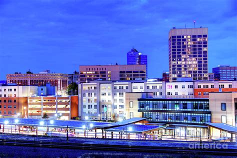 Downtown Worcester Massachusetts Skyline Photograph by Denis Tangney Jr