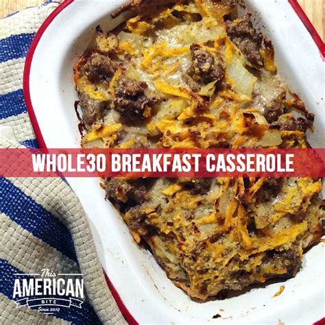 Paleo Breakfast Casserole - Whole30 Recipe