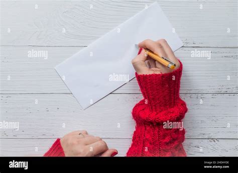 Womans Hand Writing Letter Hi Res Stock Photography And Images Alamy