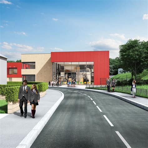 Artist impressions of the new school - Cardiff West Community High School