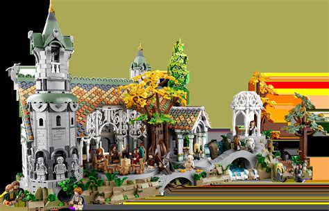 biggest lego  lord   rings sets  march