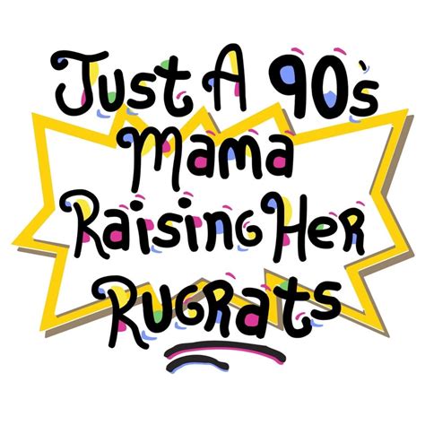 S Mama Raising Her Rugrats Svg Etsy