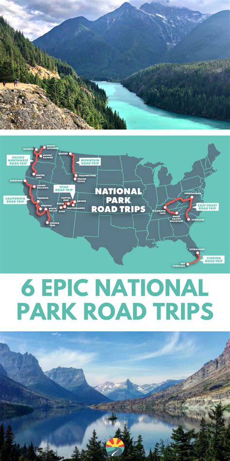 Epic National Park Road Trip Ideas Maps Included Viagens The